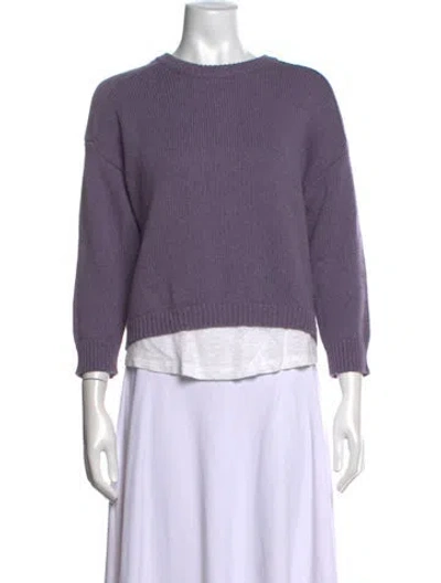 Pre-owned Brochu Walker Crew Neck Sweater In Purple