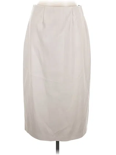 Pre-owned Brochu Walker Formal Skirt In Ivory