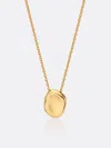 Brochu Walker Golden Waves Molten Pendant Necklace In Yellow Gold