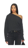 Brochu Walker Hart Off Shoulder Pullover In Black