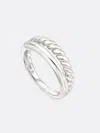 Brochu Walker Icons White Gold Duet Ring In White Gold