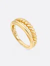 Brochu Walker Icons Yellow Gold Duet Ring In Yellow Gold
