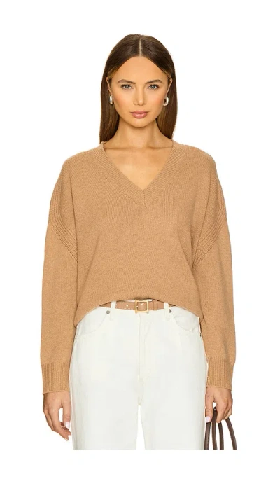 Brochu Walker James Sweater In Camel Melange