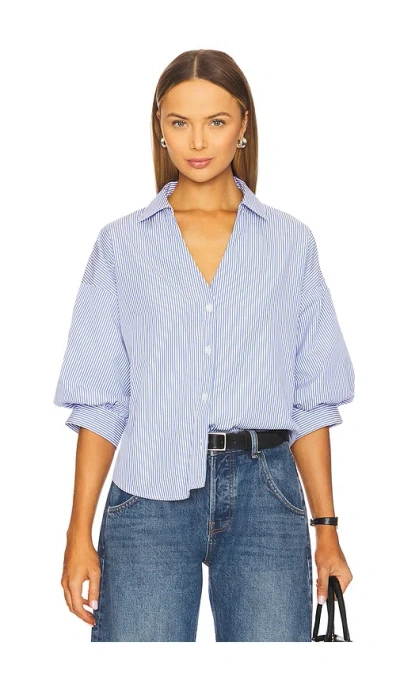 Brochu Walker Kate Shirt In 蓝色条纹