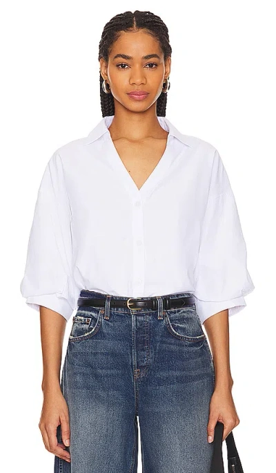 Brochu Walker Kate Shirt In Salt White