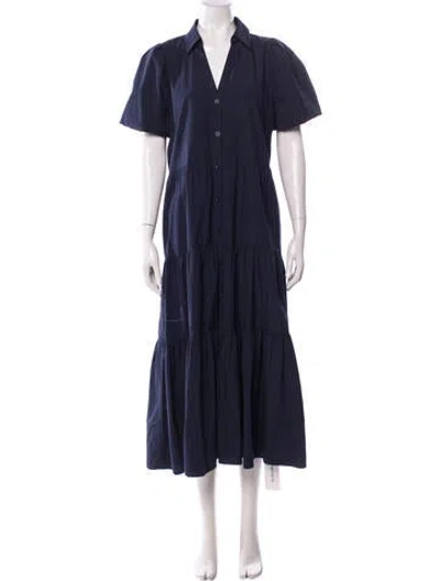Pre-owned Brochu Walker Long Dress In Blue