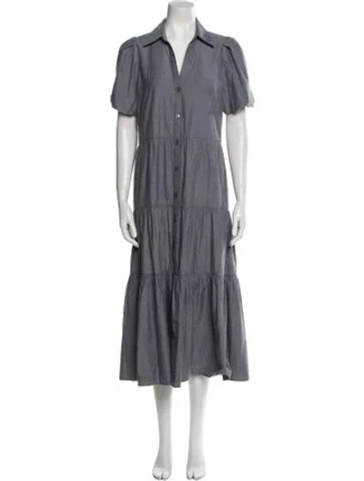Pre-owned Brochu Walker Long Dress In Gray