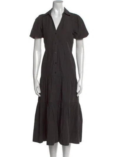 Pre-owned Brochu Walker Long Dress In Gray