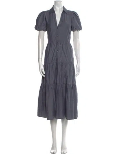 Pre-owned Brochu Walker Long Dress In Gray