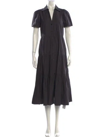 Pre-owned Brochu Walker Long Dress In Gray