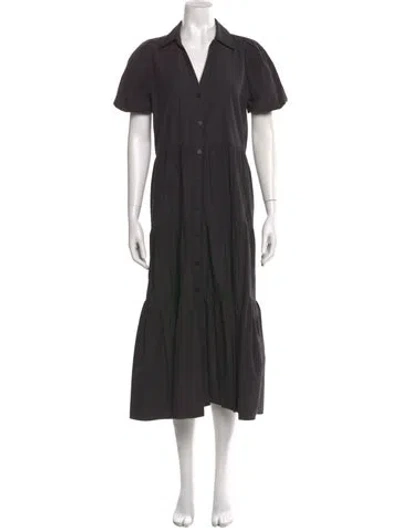 Pre-owned Brochu Walker Long Dress In Gray