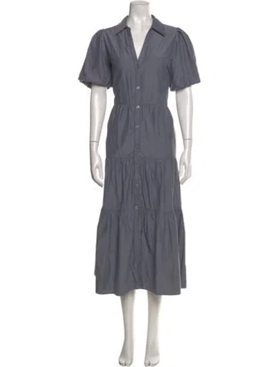 Pre-owned Brochu Walker Long Dress In Gray