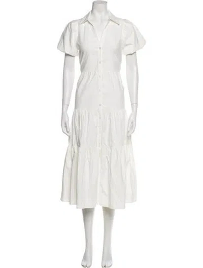 Pre-owned Brochu Walker Long Dress In Neutral