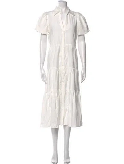 Pre-owned Brochu Walker Long Dress In Neutral