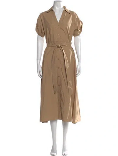 Pre-owned Brochu Walker Long Dress In Neutral
