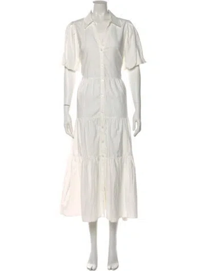 Pre-owned Brochu Walker Long Dress In Neutral