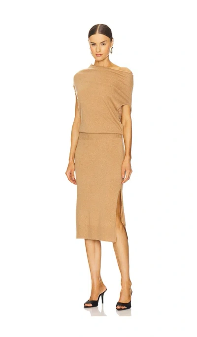 Brochu Walker Lori Sleeveless Dress In 混驼色