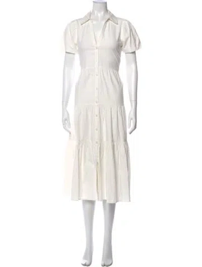Pre-owned Brochu Walker Midi Length Dress In Neutral
