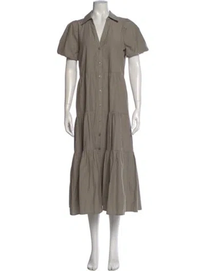Pre-owned Brochu Walker Midi Length Dress W/ Tags In Gray
