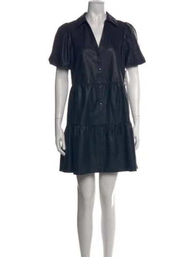 Pre-owned Brochu Walker Mini Dress In Blue