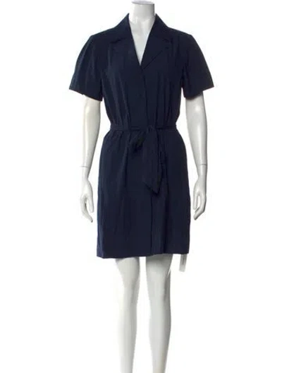 Pre-owned Brochu Walker Mini Dress In Blue