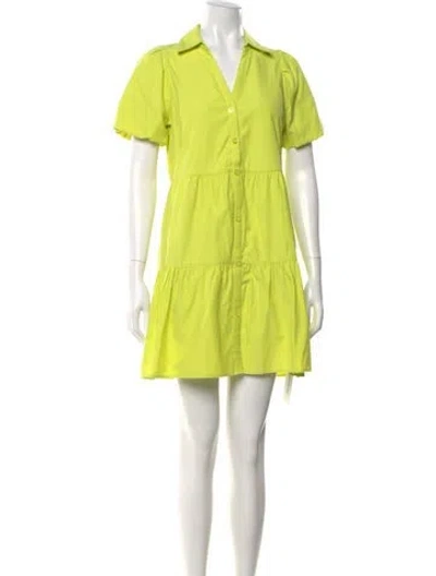 Pre-owned Brochu Walker Mini Dress In Green