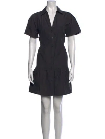 Pre-owned Brochu Walker Mini Dress In Grey