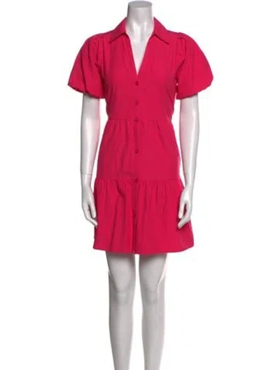 Pre-owned Brochu Walker Mini Dress In Pink