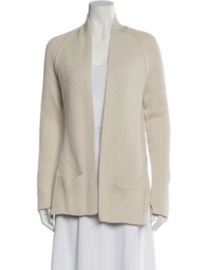 Pre-owned Brochu Walker Open Front Sweater In Neutral