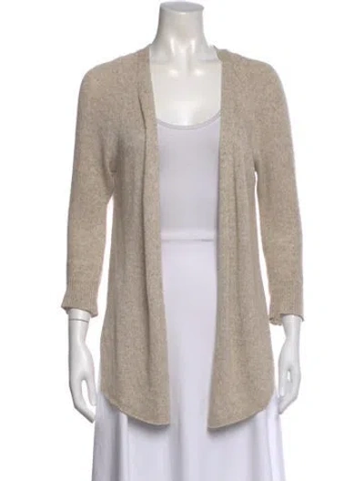 Pre-owned Brochu Walker Open Front Sweater In Neutral