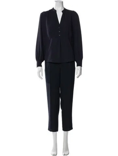 Pre-owned Brochu Walker Pant Set In Blue