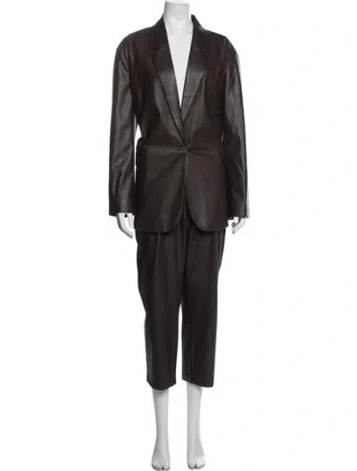 Pre-owned Brochu Walker Pantsuit In Brown