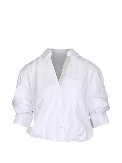 Brochu Walker Pocket Blouse In White