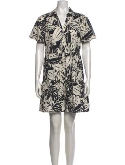 Pre-owned Brochu Walker Printed Mini Dress In Multi