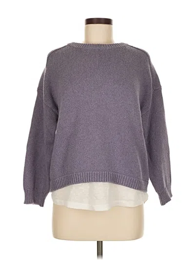 Pre-owned Brochu Walker Pullover Sweater In Purple