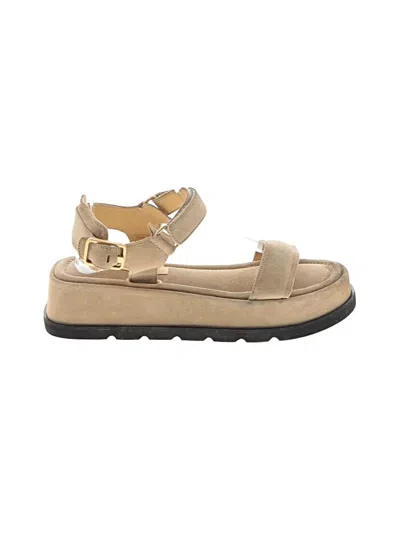 Pre-owned Brochu Walker Sandals In Tan