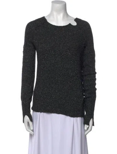 Pre-owned Brochu Walker Scoop Neck Sweater In Black