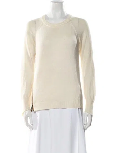Pre-owned Brochu Walker Scoop Neck Sweater In Neutral