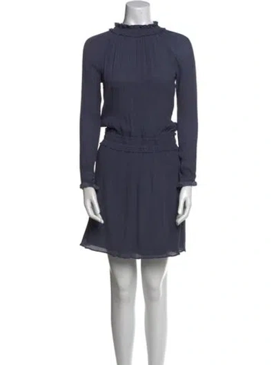 Pre-owned Brochu Walker Silk Mini Dress In Green