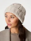 Brochu Walker The Abbi Cable Beanie In Beech Mélange
