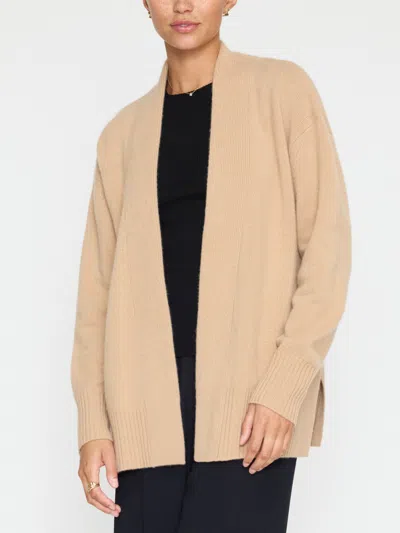 Brochu Walker The Amber Cardigan In Pale Camel