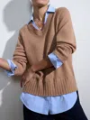 Brochu Walker The Arden Looker In Camel Mélange With Oxford