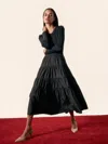 Brochu Walker The Ava Tiered Dress In Black Onyx Combo