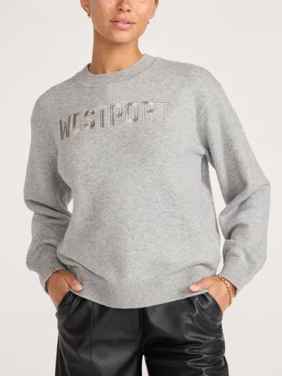 Brochu Walker The Bw Westport Sweater In Gray