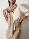 Brochu Walker The Cashmere Neck Scarf In Ash Taupe Mélange