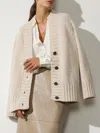 Brochu Walker The Cassian Cardigan In Haze Mélange