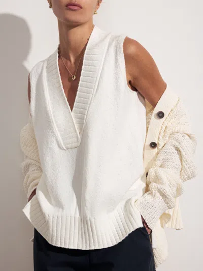Brochu Walker The Celia Tank In Salt White