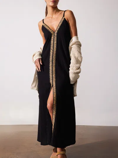 Brochu Walker The Ciana Dress In Black Onyx