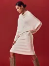 Brochu Walker The Clede Sweater Dress In Ivory