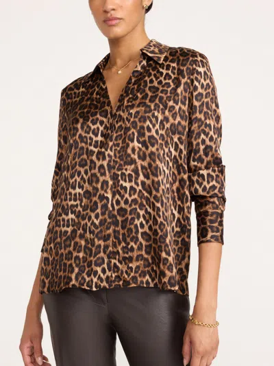 Brochu Walker The Eden Blouse In Brown